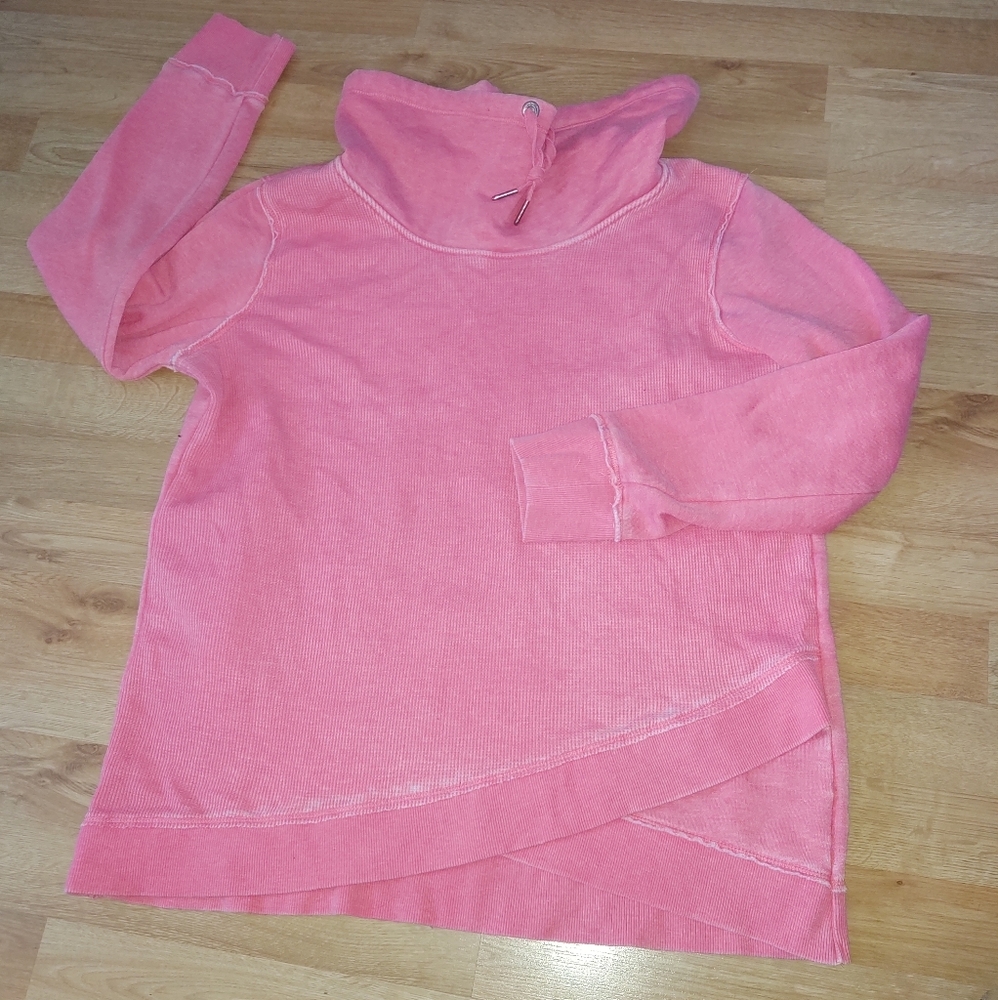 Calvin Klein pink soft no hood hoodie